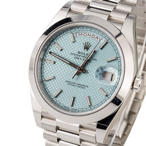 rolex president platinum|Rolex presidential platinum diamond price.